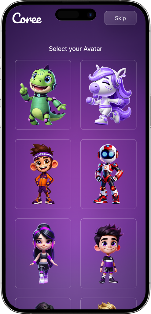 Coree Kids Mobile App