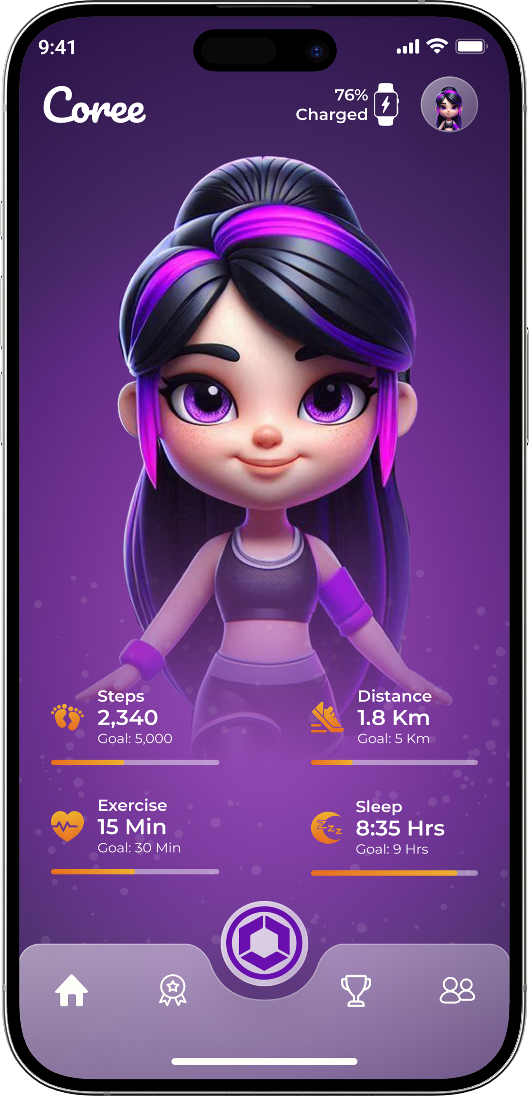 Coree Kids Mobile App